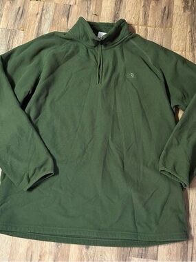 The North Face Green Quarter-Zip Fleece Pullover men’s XXL